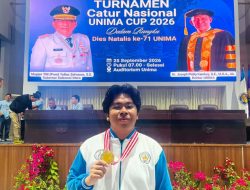 Polimdo Kembali Berprestasi, Rafi Wuner Raih Juara 1 Catur Tingkat Nasional
